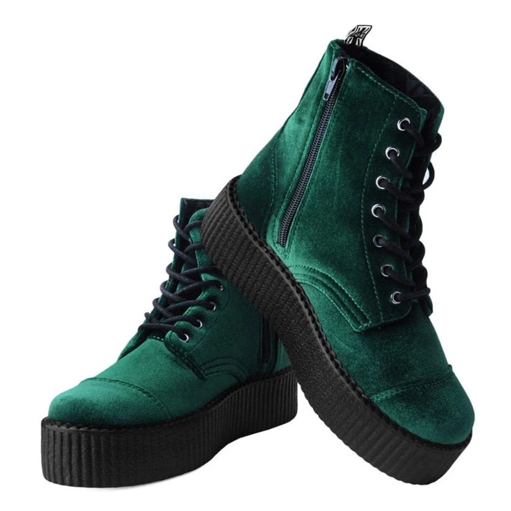 TUK Green Velvet 7-Eye Viva Mondo Boot